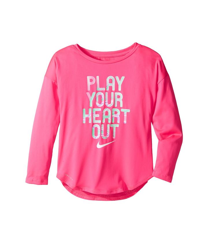 Nike Kids - Play Your Heart Out Long Sleeve Tee