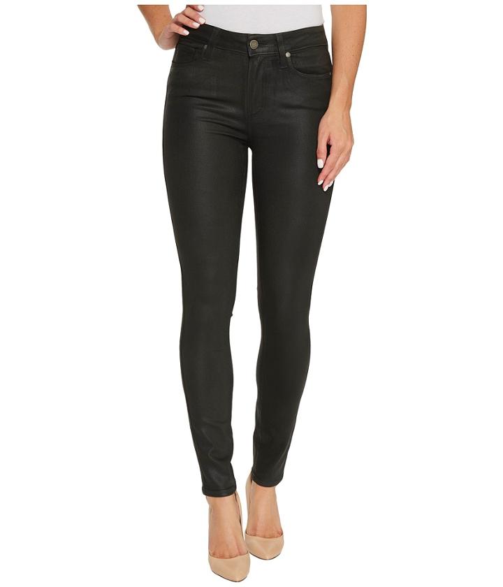 Paige - Hoxton Ankle In Deep Juniper Luxe Coating