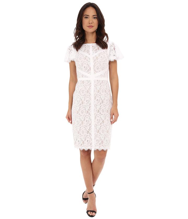 Nue By Shani - Lace Dress With Piping Detail