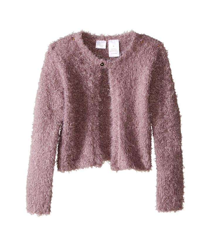 Kardashian Kids - Sequin Eyelash Cardigan With Sequin