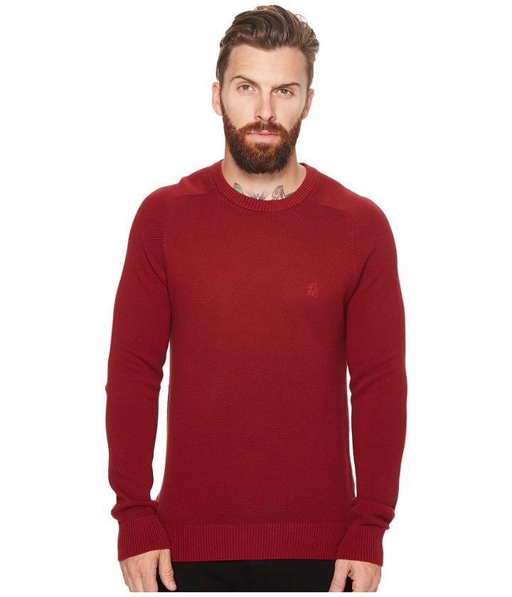 Original Penguin - Long Sleeve Honeycomb Pique