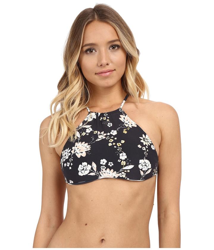 Billabong - Festival Floral High Neck Crop Top