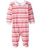 Missoni Kids - Jersey Zigzag All Over Printed Long Sleeve One-piece