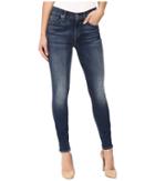 7 For All Mankind - The Ankle Skinny W/ Distress In Vintage Kensington