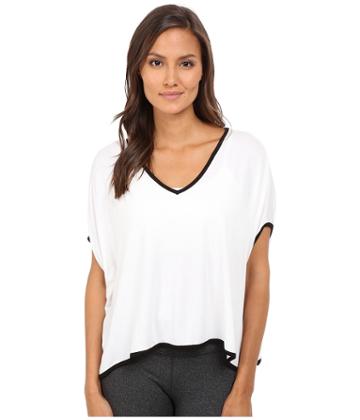 Pink Lotus - Off Beat Second Position V-neck Dolman Sleeve Pullover