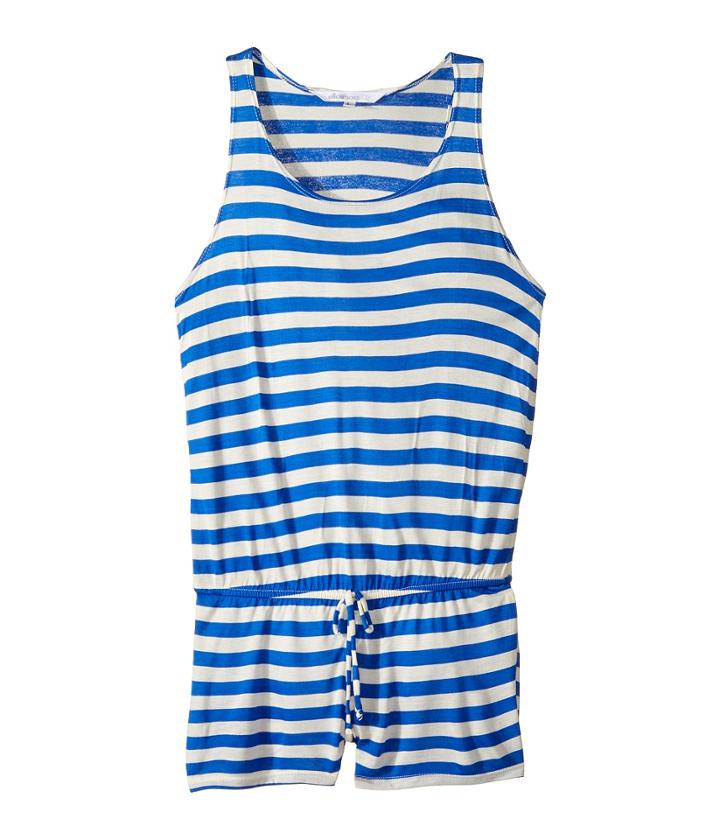 Ella Moss Girl - Printed Romper Cover-up