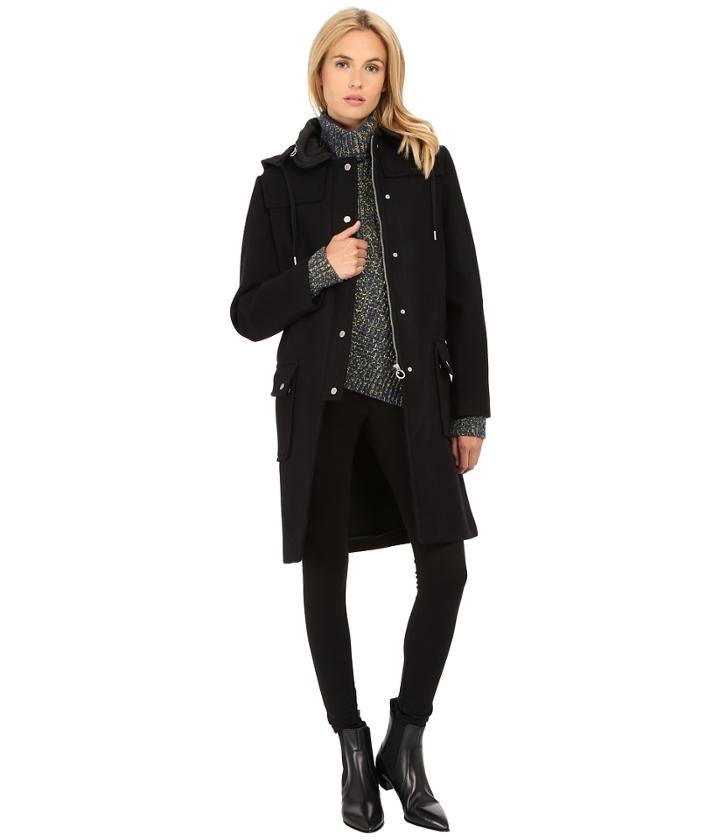 Marc By Marc Jacobs - Norman Bonded Wool Techno Duffle Coat