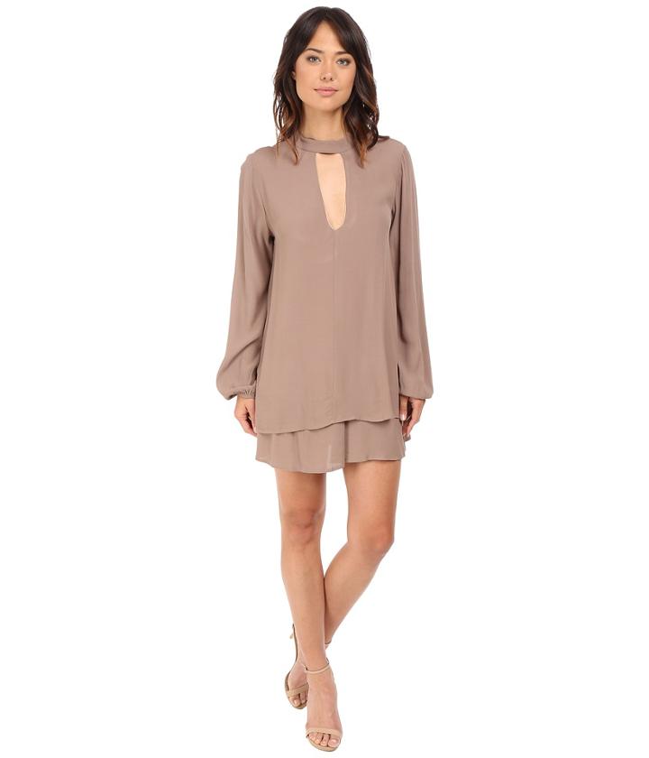 Brigitte Bailey - Harper Keyhole Long Sleeve Dress