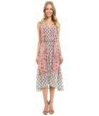 Adrianna Papell - Print Chiffon Knit Dress