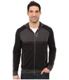 Calvin Klein - Color Block Ponte Zip Front Hoodie