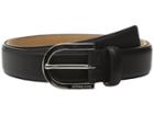 Michael Michael Kors - 32mm Feather Edge Dress Calf Belt With 7 Holes