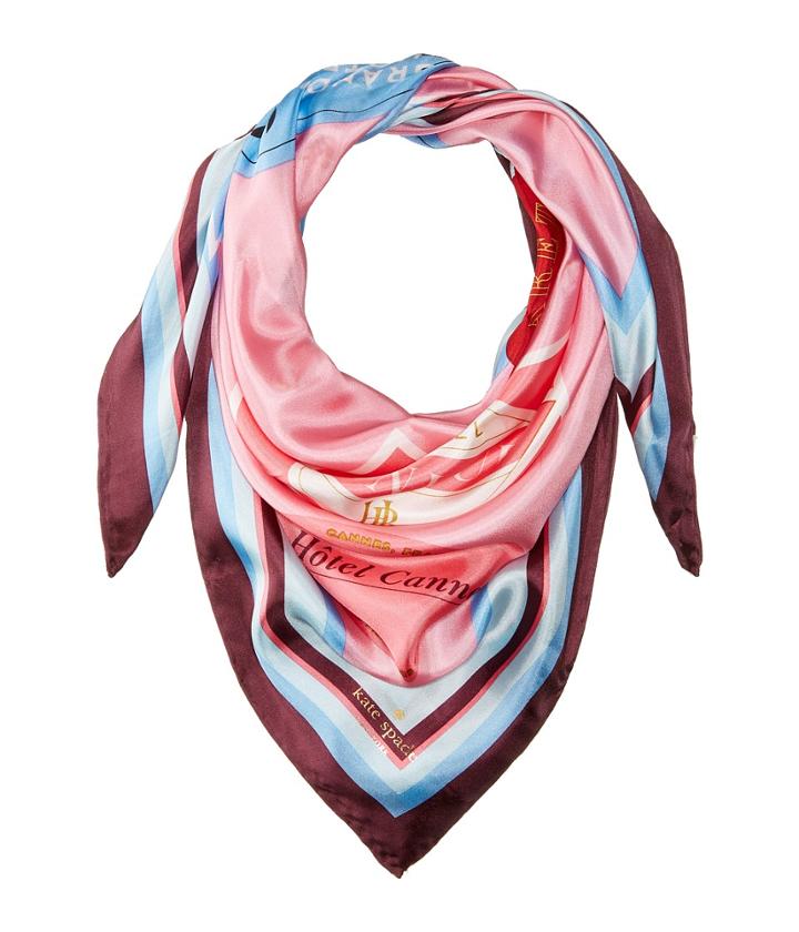 Kate Spade New York - Travel Stickers Square Scarf