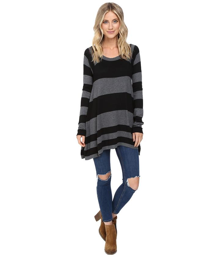 Brigitte Bailey - Striped Swing Pullover