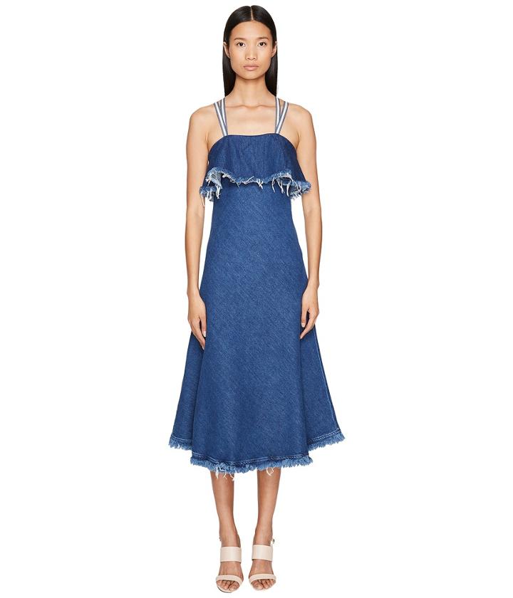 Sportmax - Dorina Long Sleeveless Denim Dress