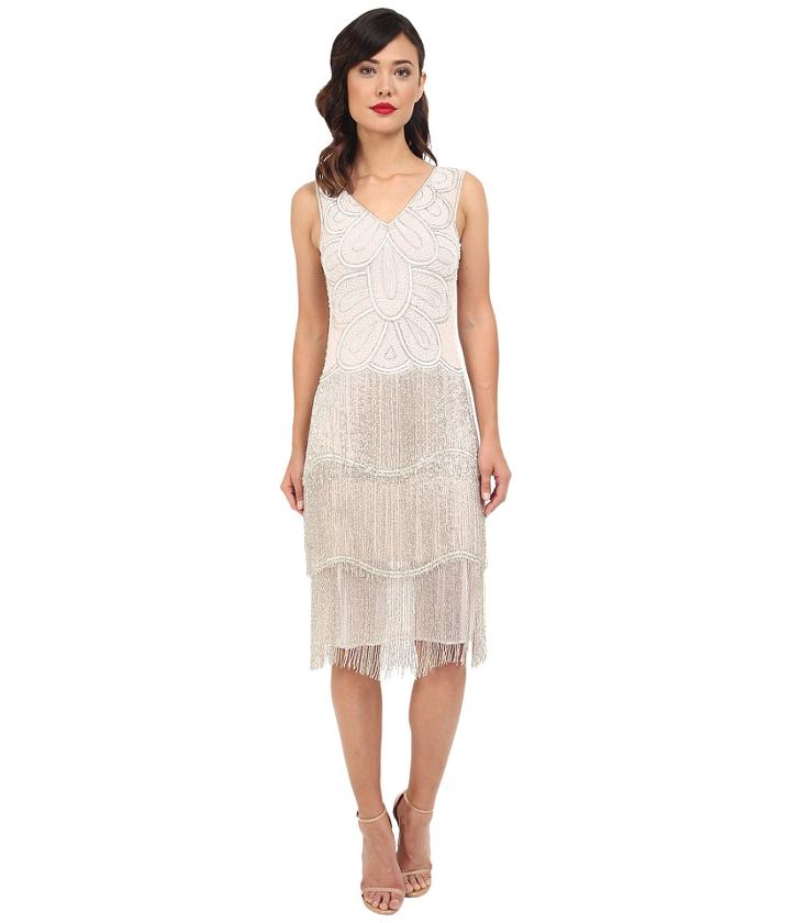 Unique Vintage - Beaded Gigi Flapper Dress