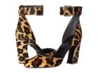 Just Cavalli - Horse Leather Cheetah Heel W/ Buckle