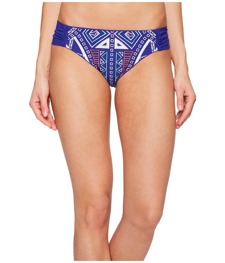 Trina Turk - Jakarta Embroidery Shirred Side Hipster Bottom