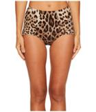Dolce &amp; Gabbana - Cheetah High Waisted Bikini Bottom