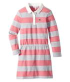 Lacoste Kids - Long Sleeve Stripe Chine Polo Dress