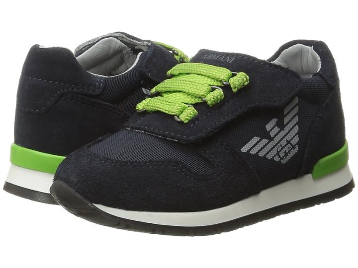 Armani Junior - Sneaker With Green Detailing