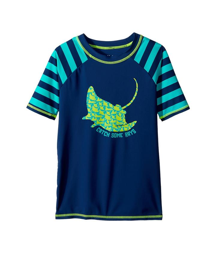 Hatley Kids - Friendly Manta Rays Short Sleeve Rashguard