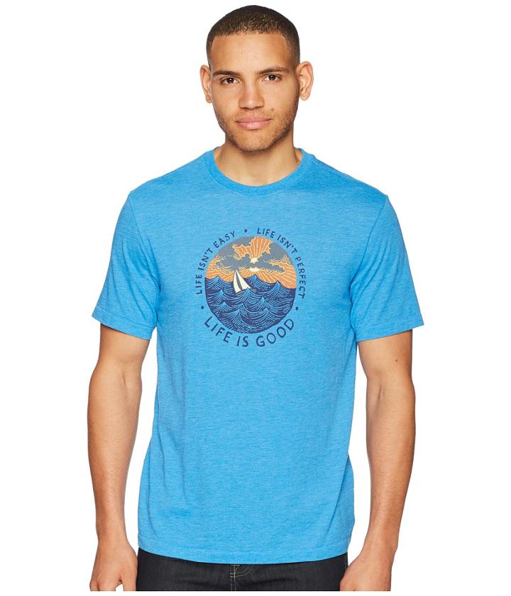 Life Is Good - Life Isn't Easy Ocean Cool Tee
