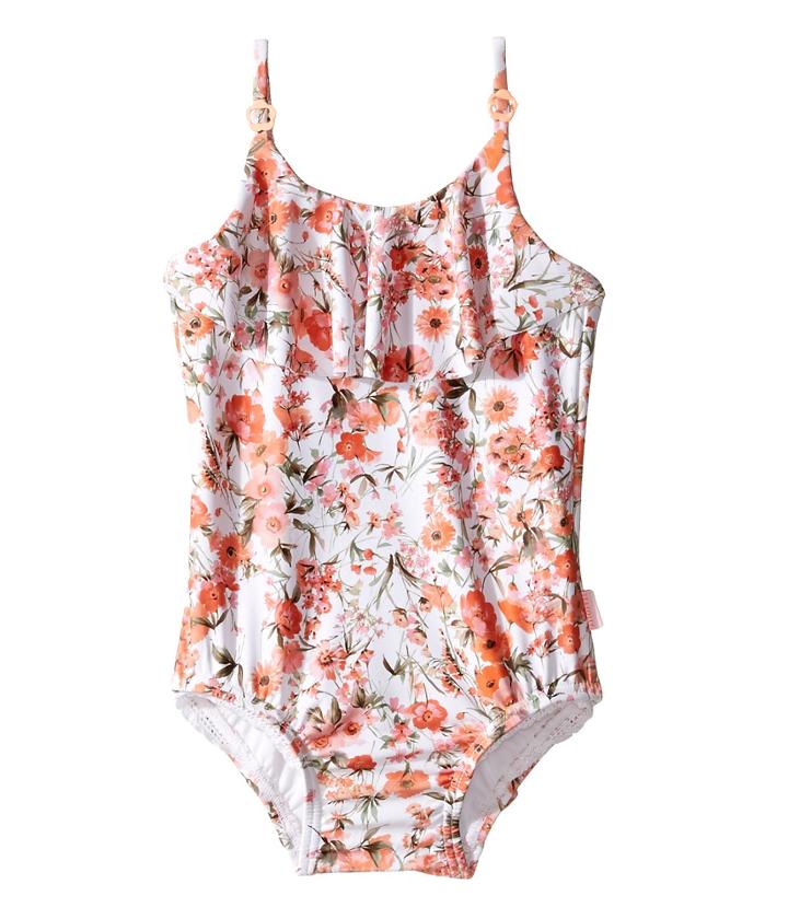Seafolly Kids - Wild Poppy Ruffle Tank One-piece