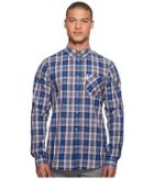 Ben Sherman - Long Sleeve Crepe Texture Check Shirt