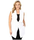 Nydj Plus Size - Plus Size Sleeveless Cascade Jacket