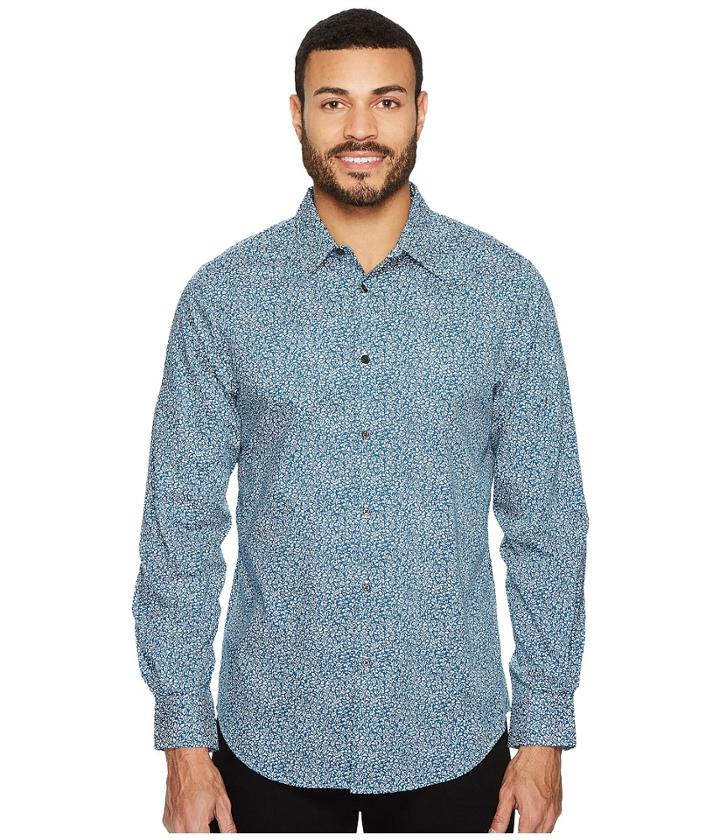 Perry Ellis - Abstract Floral Dress Shirt