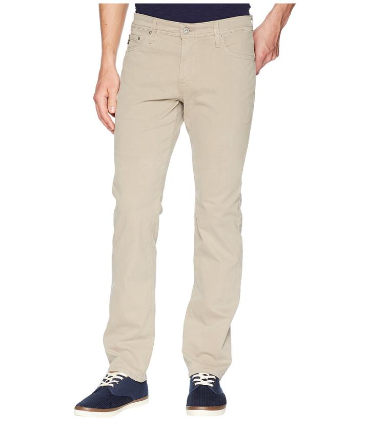 Ag Adriano Goldschmied - The Graduate Tailored Straight Sueded Stretch Sateen