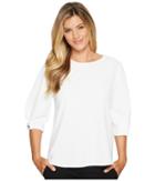 Vince Camuto - Folded Bubble Sleeve Texture Base Blouse