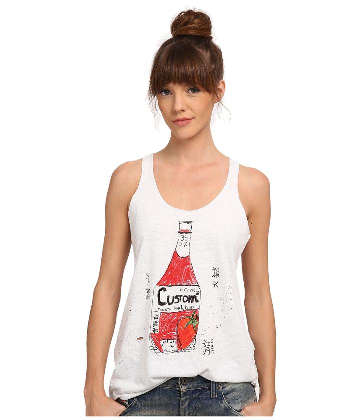 Custom Ketchup - Tank Top Ketchup Distressed