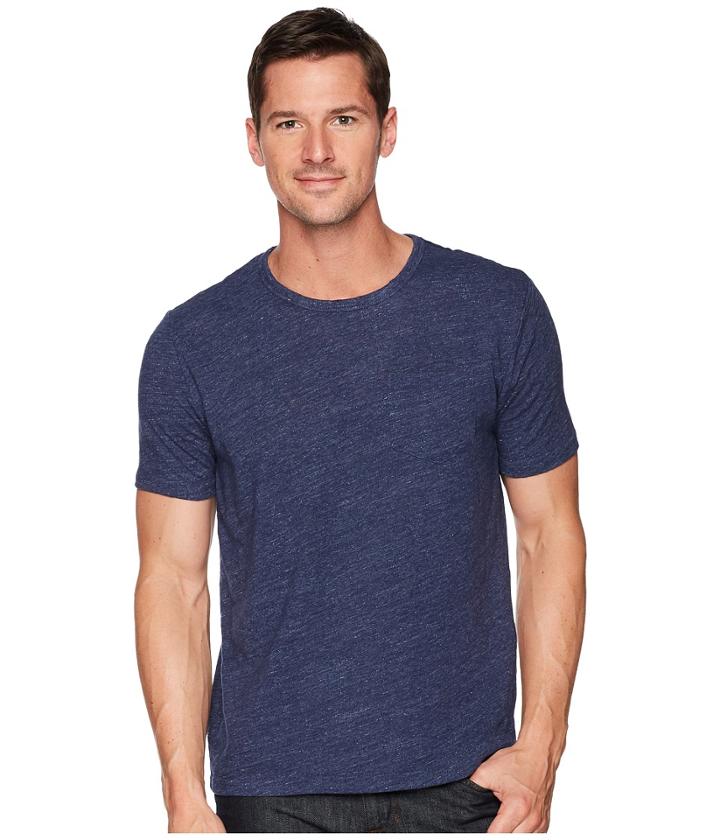 Lucky Brand - Linen Pocket Crew Neck Tee