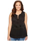 Lucky Brand - Plus Size Washed Studded Tank Top
