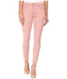 7 For All Mankind - The Ankle Skinny W/ Contour Waist Band In Pink Rose