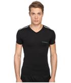 Emporio Armani - Multicolor Microfiber V-neck Tee