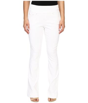 Jag Jeans Petite - Petite Ella Flare Jeans In White