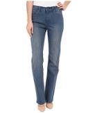 Miraclebody Jeans - Six-pocket Abby Straight Leg Jeans In Bainbridge Blue