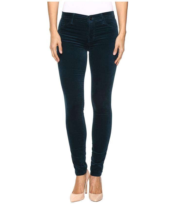 J Brand - 815 Mid-rise Supper Skinny In Emerald