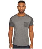 Scotch &amp; Soda - Oil Washed Crew Neck Tee With Chest Pocket