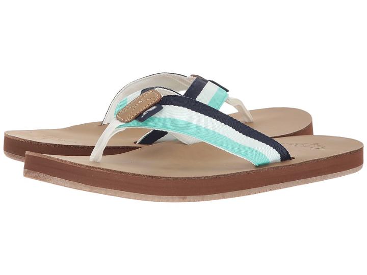 Vineyard Vines - Leather Grosgrain Flip-flops