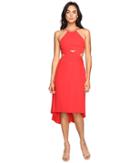 Halston Heritage - Halter Dress With Cut Out Detail
