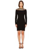 Boutique Moschino - Long Sleeve Cut Out Neck Dress