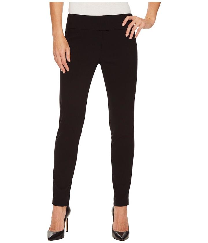 Elliott Lauren - Control Stretch Pull-on Ankle Pants With Back Slit Detail