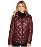 Lauren Ralph Lauren - Short Diamond Quilt Packable With Hood