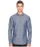 Dsquared2 - Cotton/linen Metal Wire Collar Shirt