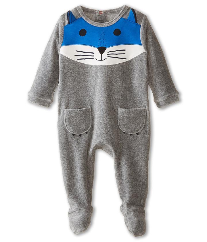 Little Marc Jacobs - Velour Fox Footie