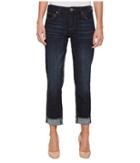 Kut From The Kloth - Amy Crop Straight Leg-roll Up Frey Jeans In Acknowledging/euro Base Wash