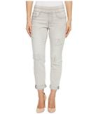 Tribal - 25 Stretch Twill Pull-on Boyfriend Pants In Pewter